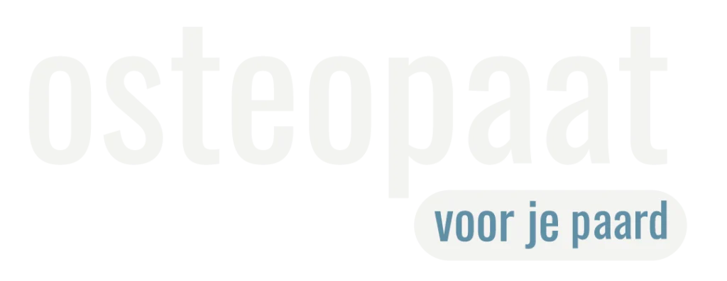Logo van 'Osteopaat voor je Paard', het logo dat staat voor professionele en zorgzame osteopathische behandelingen voor paarden.